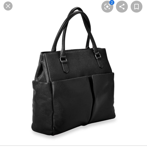 Levenger Handbags - Levenger Awesome Leather Tote Bag
